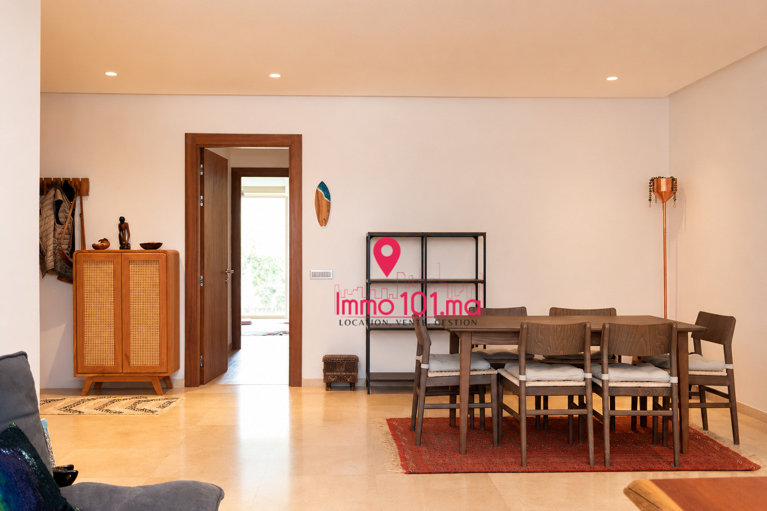 Location appartement meublé à l’Orangeraie Souissi SILAM2515